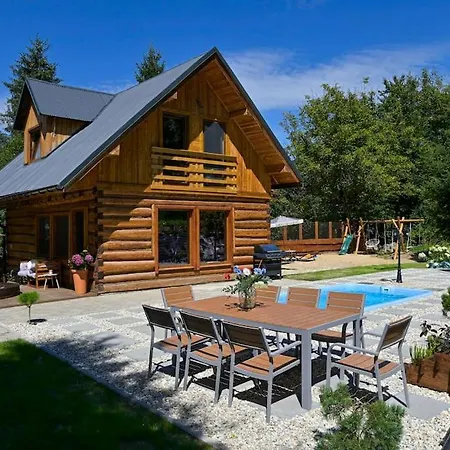 Chalé Polana Słowikowa 5 Star- W Górach Z Jacuzzi, Sauna,basen,ogród Z Lasem, Kominek I Narty *