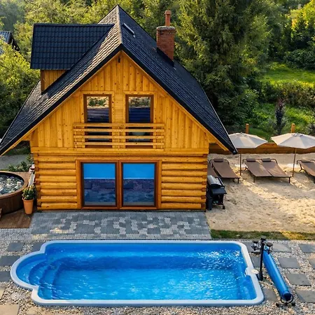 Polana Słowikowa 5 Star- W Górach Z Jacuzzi, Sauna,basen,ogród Z Lasem, Kominek I Narty Chalé Stroza (Myslenice)